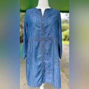 Denim JJill Denim midi shirtdress MP